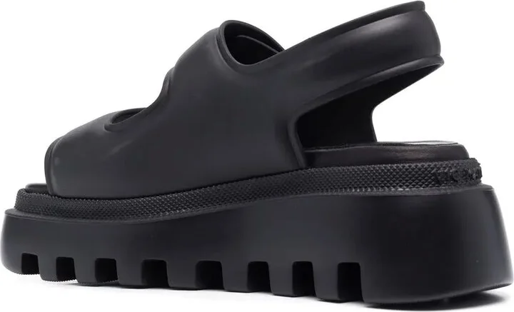 Touch-Strap Leather Sandals - Image 3