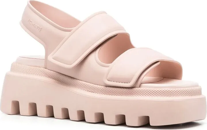 Touch-Strap Leather Sandals - Image 2
