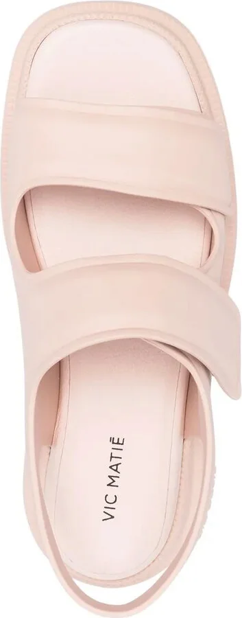 Touch-Strap Leather Sandals - Image 4