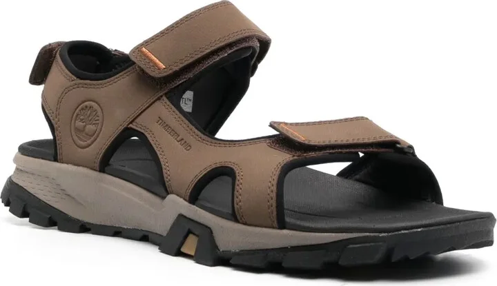 Touch-Strap Leather Sandals - Image 2