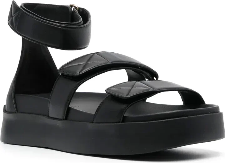 Touch-Strap Leather Sandals - Image 2