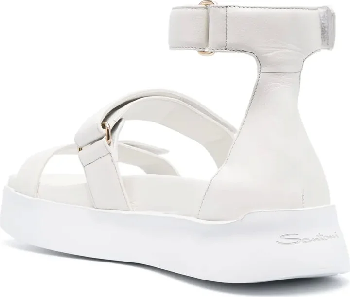 Touch-Strap Leather Sandals - Image 3