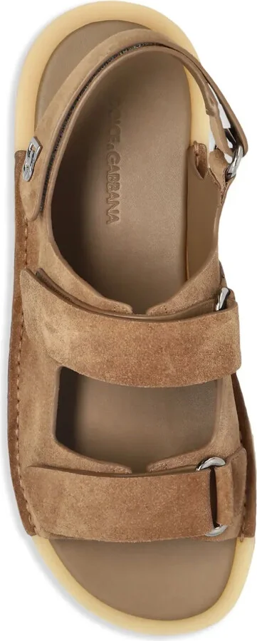 Touch-Strap Leather Sneakers - Image 4