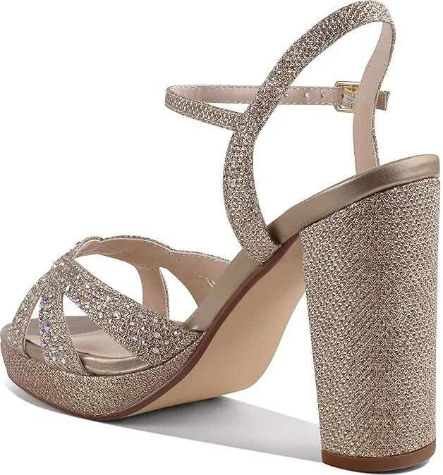 Touch Ups Ava Women's Sandals Champagne : 11 M, Synthetic - Image 4