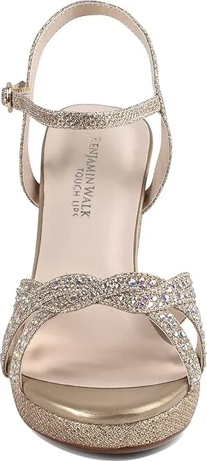 Touch Ups Ava Women's Sandals Champagne : 11 M, Synthetic - Image 5