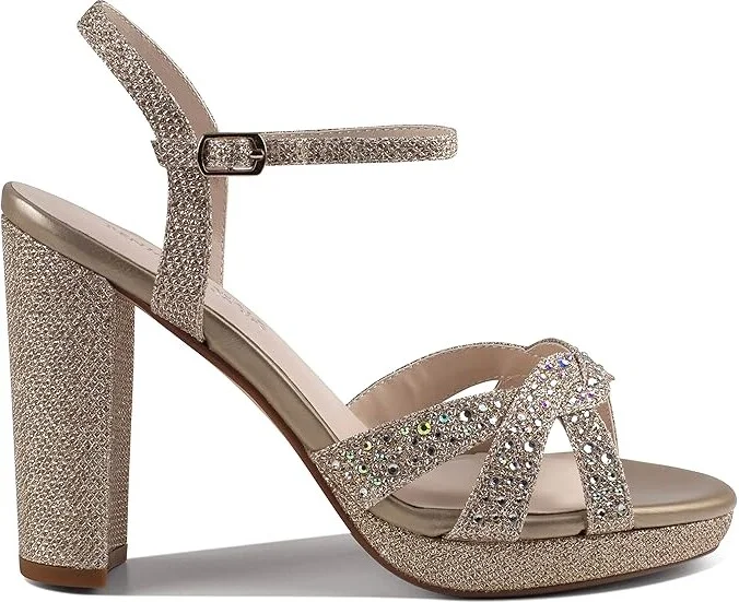 Touch Ups Ava Women's Sandals Champagne : 11 M, Synthetic - Image 6