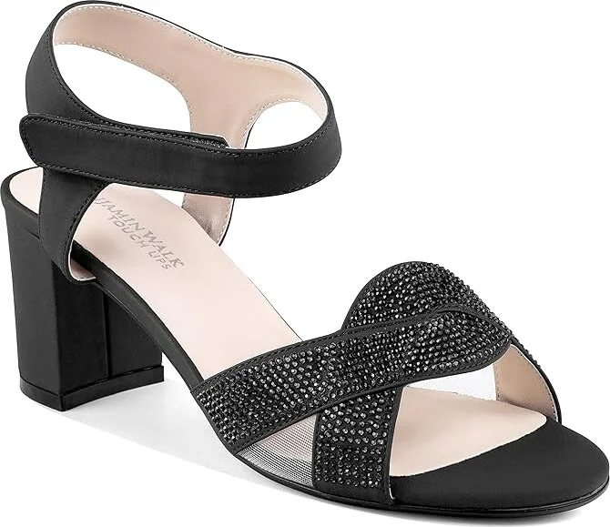 Touch Ups Cam Women's Sandals Black : 6.5 M, Synthetic