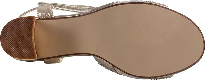 Touch Ups Cam Women's Sandals Champagne : 6 W, Synthetic - Image 3