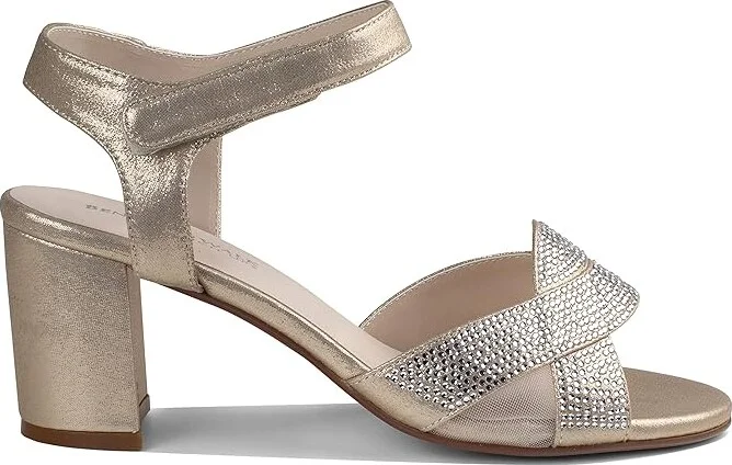Touch Ups Cam Women's Sandals Champagne : 6 W, Synthetic - Image 6