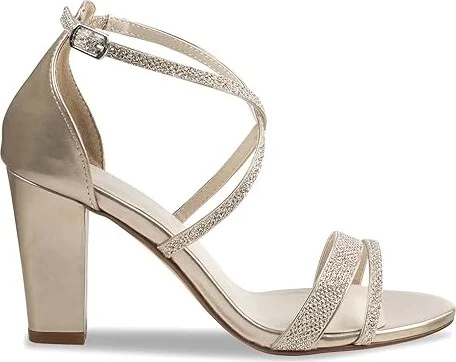Touch Ups Daphne Women's Sandals Champagne : 5 M, Synthetic - Image 6