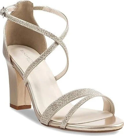 Touch Ups Daphne Women's Sandals Champagne : 5 M, Synthetic