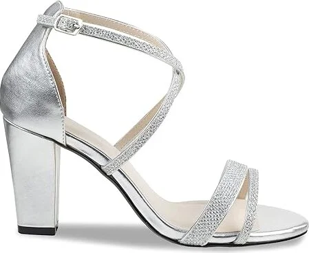 Touch Ups Daphne Women's Sandals Silver : 7.5 M, Synthetic - Image 6