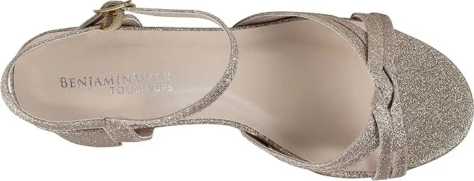 Touch Ups Elle Women's Sandals Champagne : 6 M, Synthetic - Image 2