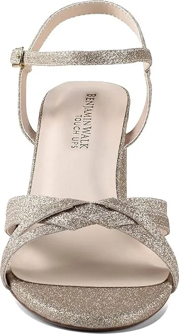 Touch Ups Elle Women's Sandals Champagne : 6 M, Synthetic - Image 5