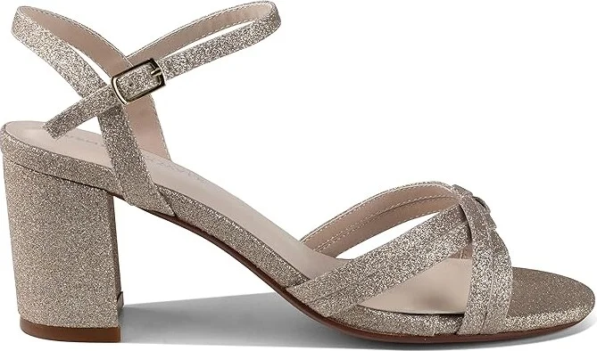 Touch Ups Elle Women's Sandals Champagne : 6 M, Synthetic - Image 6