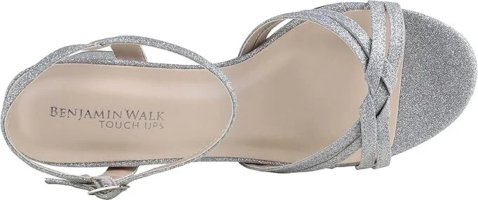 Touch Ups Elle Women's Sandals Silver : 10.5 M, Synthetic - Image 2