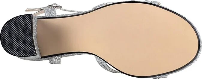Touch Ups Elle Women's Sandals Silver : 10.5 M, Synthetic - Image 3