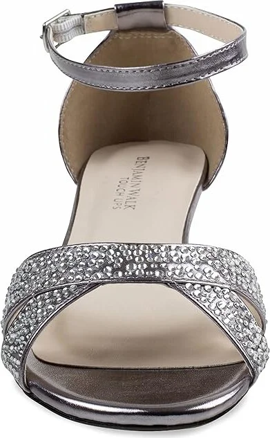 Touch Ups Iris Women's Sandals Pewter : 8 M, Synthetic - Image 5