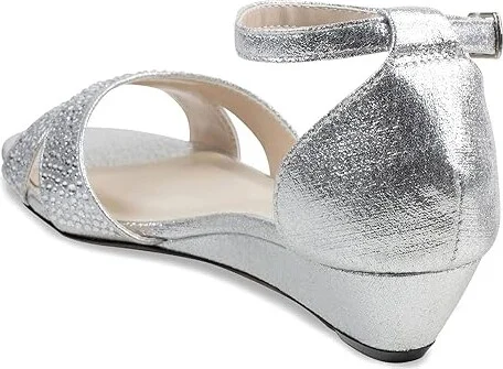 Touch Ups Iris Women's Sandals Silver : 7.5 M, Synthetic - Image 4