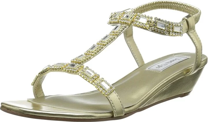 Touch Ups Jazz Women's Dress Sandals Gold : 5.5 M, Synthetic - Image 2