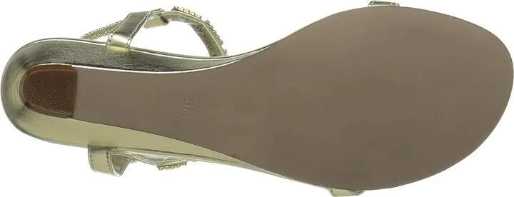 Touch Ups Jazz Women's Dress Sandals Gold : 5.5 M, Synthetic - Image 4