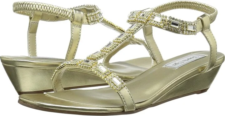 Touch Ups Jazz Women's Dress Sandals Gold : 5.5 M, Synthetic