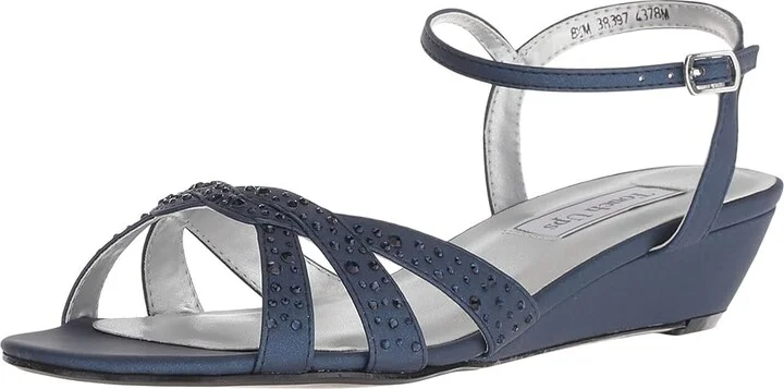 Touch Ups Lena Women's Shoes Navy : 5 M, Textile - Image 2