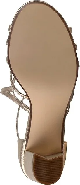 Touch Ups Lupe Women's Sandals Champagne : 11 M, Synthetic - Image 3