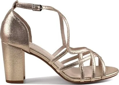Touch Ups Lupe Women's Sandals Champagne : 11 M, Synthetic - Image 5