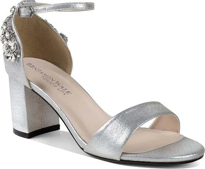 Touch Ups Olivia Women's Sandals Silver : 5.5 M, Synthetic