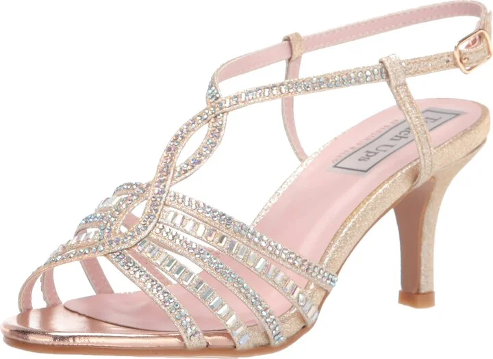 Touch Ups Women's T-Strap Sandal Heeled