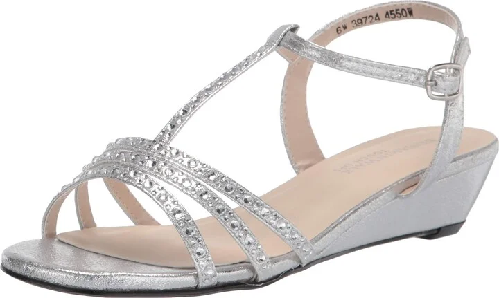 Touch Ups Women's T-Strap Wedge Sandal