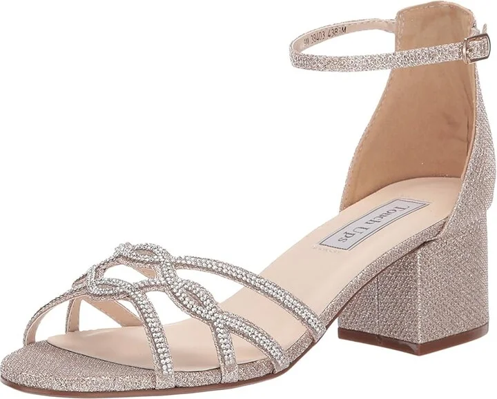 Touch Ups Zoey Women's Bridal Shoes Champagne : 10 M, Synthetic - Image 2