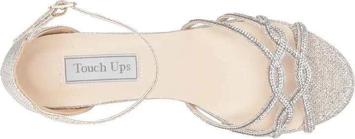 Touch Ups Zoey Women's Bridal Shoes Champagne : 10 M, Synthetic - Image 3