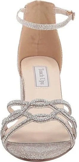 Touch Ups Zoey Women's Bridal Shoes Champagne : 10 M, Synthetic - Image 6