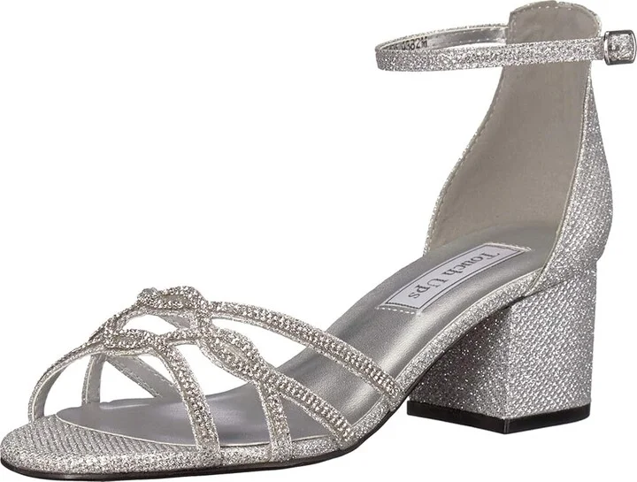 Touch Ups Zoey Women's Bridal Shoes Silver : 7 M, Synthetic - Image 2