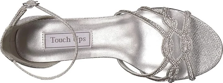 Touch Ups Zoey Women's Bridal Shoes Silver : 7 M, Synthetic - Image 3