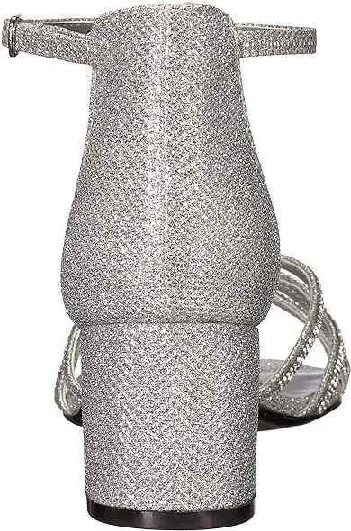 Touch Ups Zoey Women's Bridal Shoes Silver : 7 M, Synthetic - Image 5