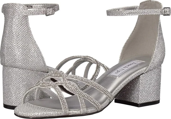 Touch Ups Zoey Women's Bridal Shoes Silver : 7 M, Synthetic