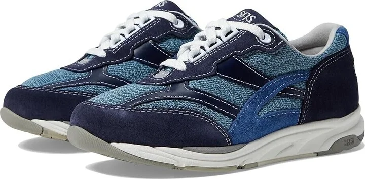 Tour Mesh LT 3721-794 Sneakers Women's 7 Blue Comfort Walking Shoes ZPO1159