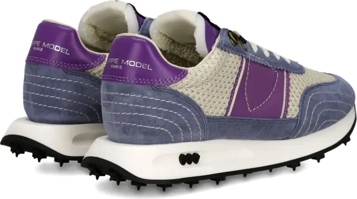 Tour mesh-panel suede sneakers - Image 4