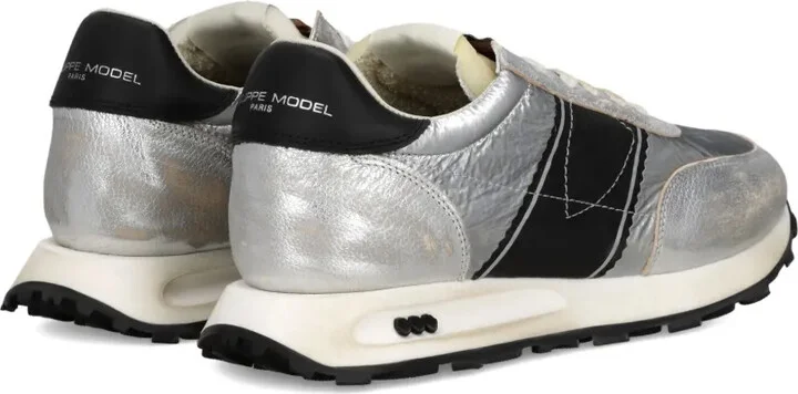 Tour metallic leather sneakers - Image 3