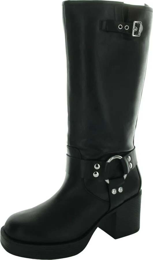Touring Womens Tall Faux Leather Knee-High Boots