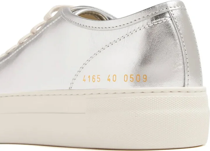 Tournament Low metallic-leather sneakers - Image 2