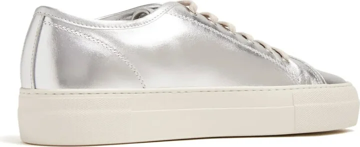 Tournament Low metallic-leather sneakers - Image 3