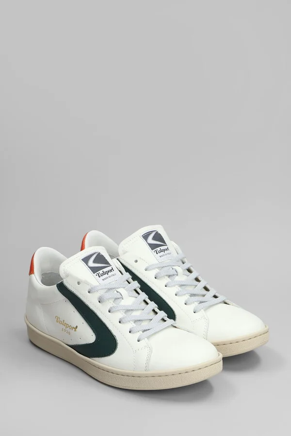 Tournament Sneakers In White Leather - Image 2