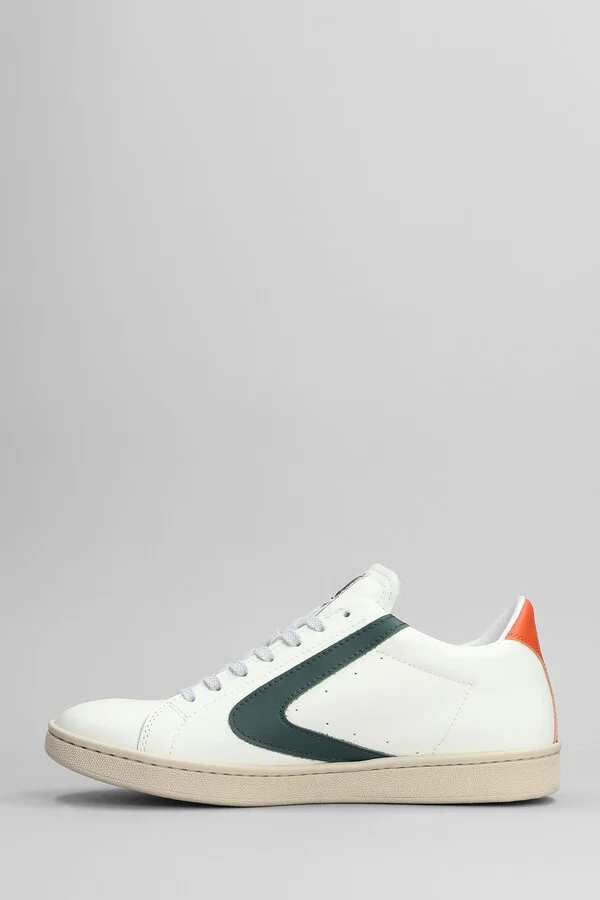 Tournament Sneakers In White Leather - Image 3
