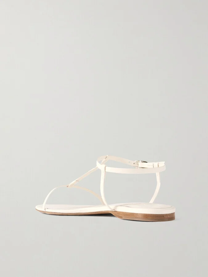 TOVE - Rene Leather Sandals - Cream - Image 3