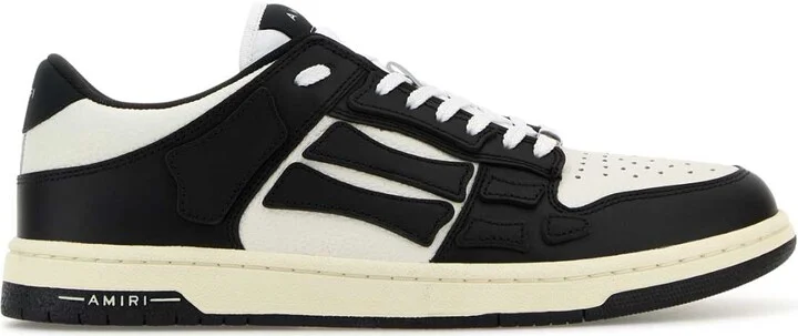 Tow-tone Leather Skel Sneakers