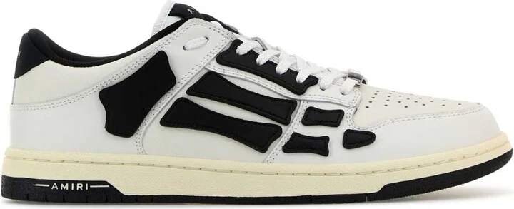 Tow-tone Leather Skel Sneakers